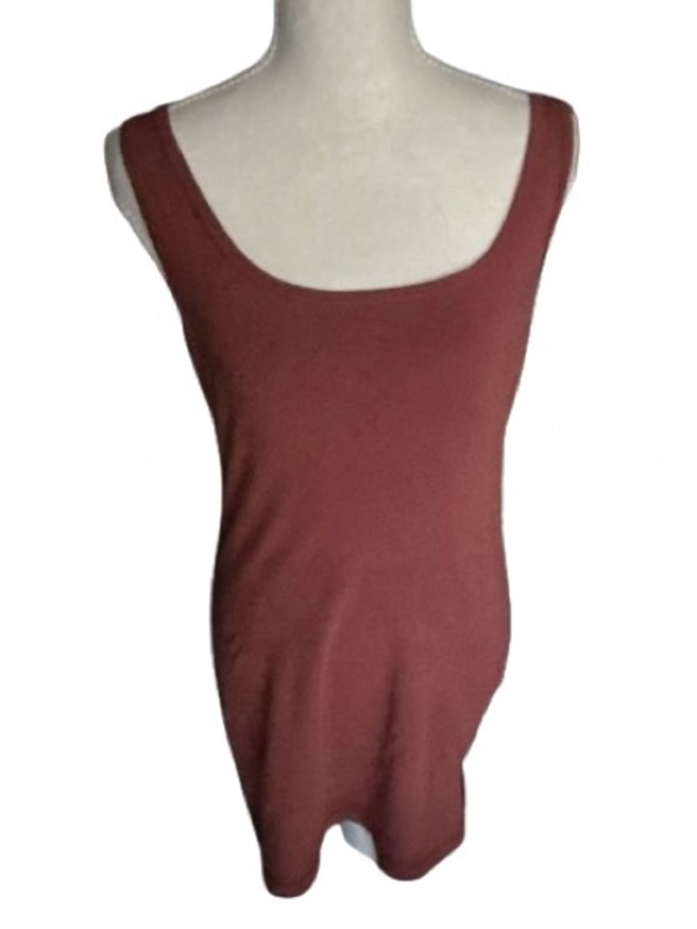 SOFTEST!!! Pima Cotton Tunic Tank Top PERUVIAN CONNECTION Long Designer Med
